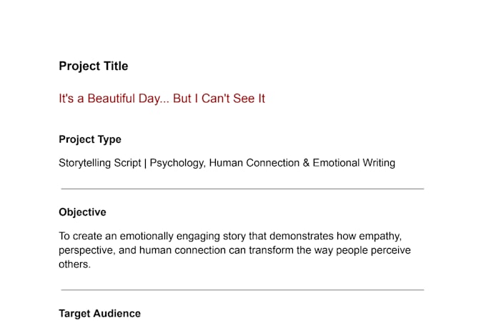 write emotional storytelling scripts for youtube and tiktok